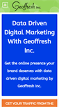 Mobile Screenshot of geoffresh.com
