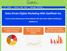 Tablet Screenshot of geoffresh.com